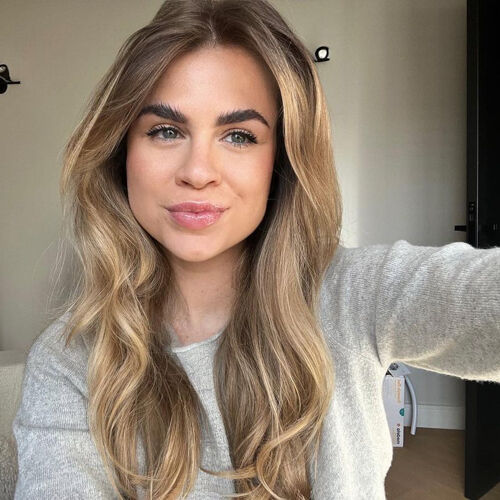 Basic organisch cashmere boothals trui